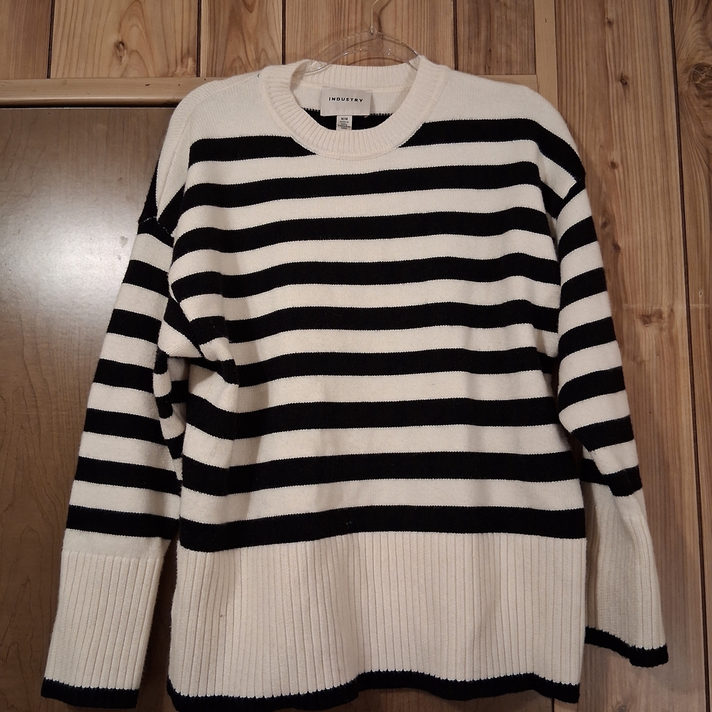 Striped Black and White Sweater